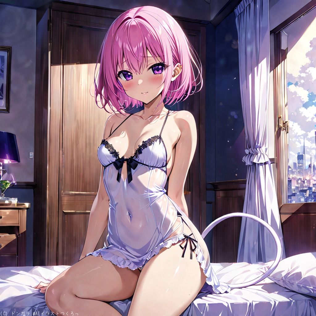 サンプル画像1:AIイラストCG集31  モモ・ベリア・デビルーク(ドンガラAI美少女イラスト支部) [d_495669]