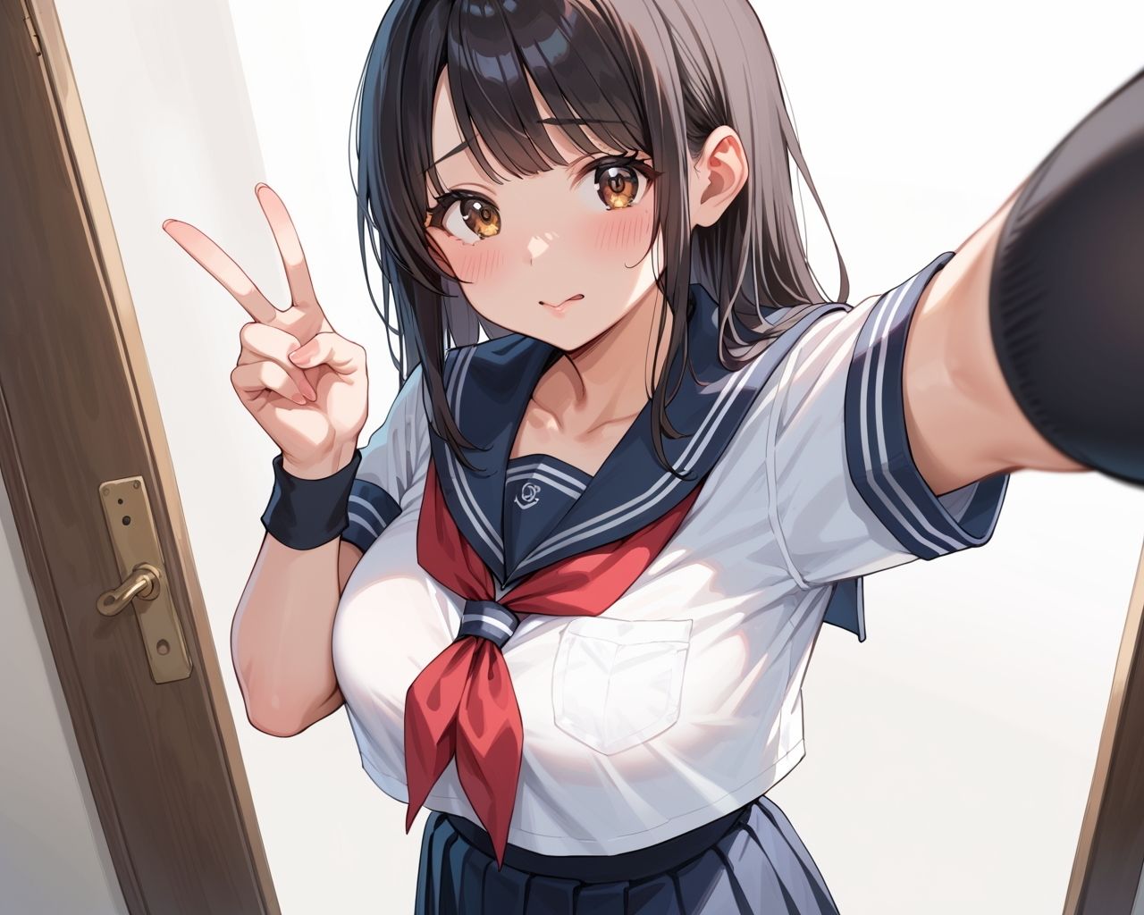 サンプル画像1:巨乳妹のHな裏垢(ひつじ雲) [d_495749]