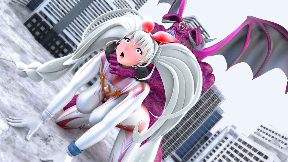 サンプル画像2:光の女神メロディナVSインキュバス星人(四次元少女ネオス) [d_495760]