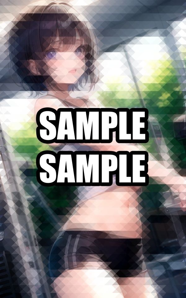 サンプル画像5:ピタッとスポーツウェアの美女イラスト集(ぽんぽこ) [d_495764]