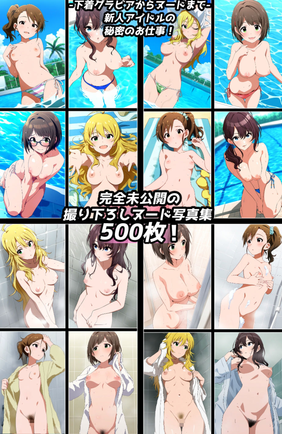 サンプル画像3:濡れ透け＆盗撮フェチ特化 2010年代アニメ作画特集 アイドルたちのプール撮影会/シャワー盗撮 その3 -500枚を撮影-(青山堂) [d_495889]