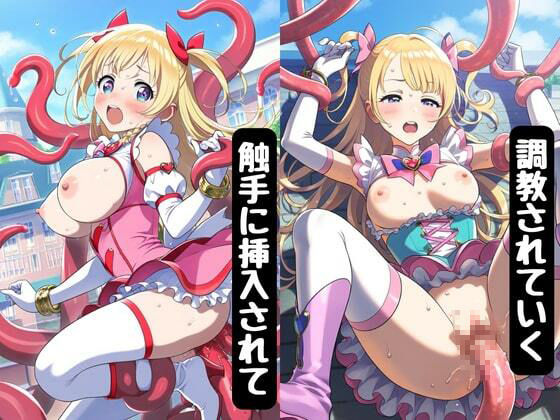 サンプル画像4:変身ヒロインが敗北拘束と機械姦・触手責めで調教されて闇堕ち性奴●に(エロエロ研究会) [d_495924]