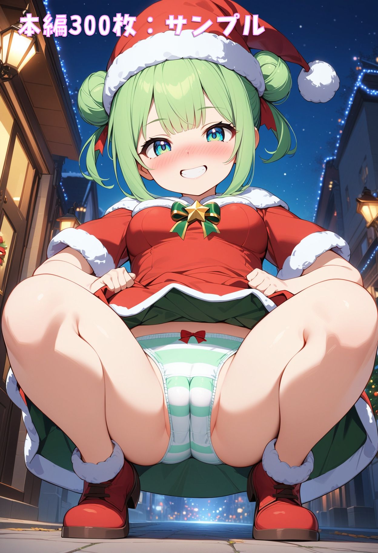 サンプル画像3:サンタさん、パンツ見せて！(ぱんつ工房) [d_495928]