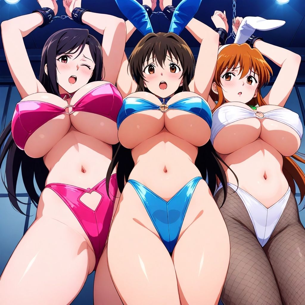 フェチコレVol.20吊り上げ拘束されて辱められるビキニバニーガールたちの画像6