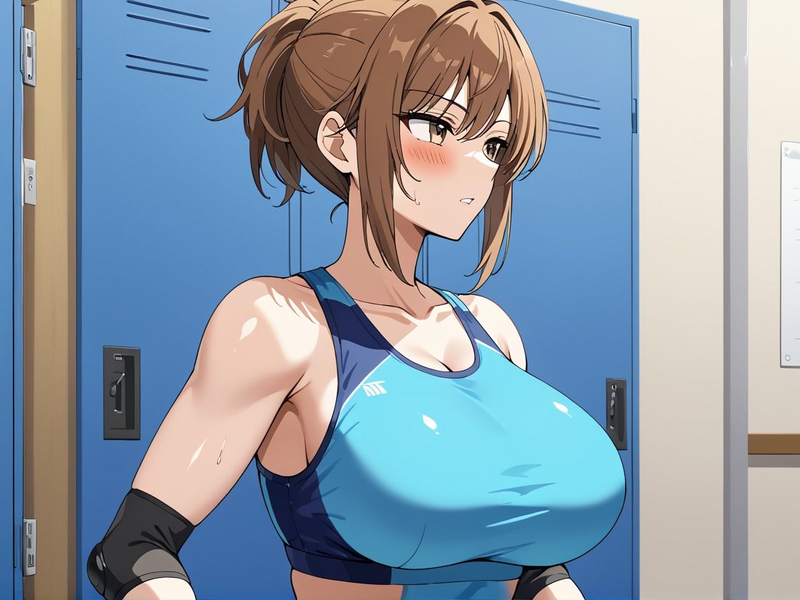 サンプル画像1:ママさんバレーで調教コーチング(うき良絵) [d_496024]