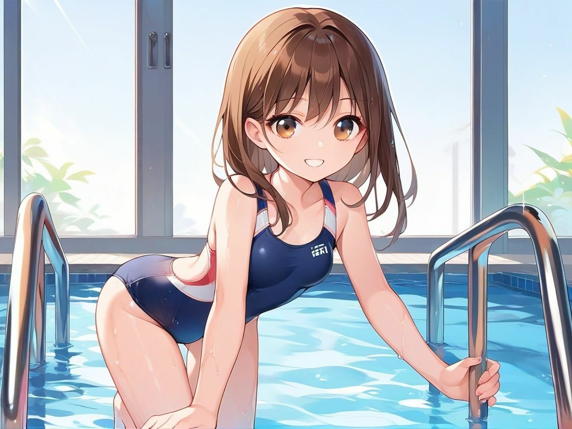 サンプル画像1:スクール水着でエッチデビュー(コリコリ屋) [d_496127]