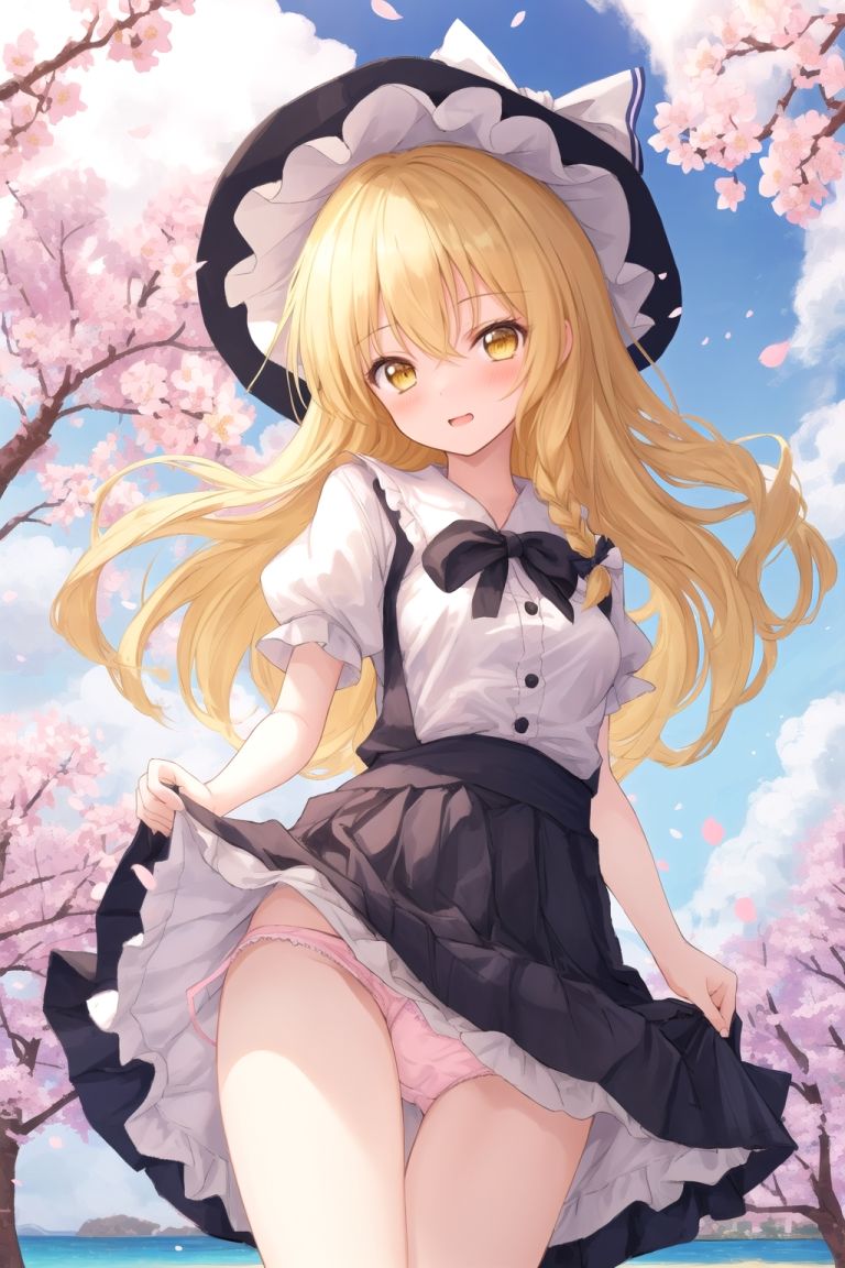 サンプル画像3:霊夢は魔理沙のパンチラ写真を撮りたいようです〜春の晴れた昼の海編〜(ゆるふわ研究所) [d_496292]