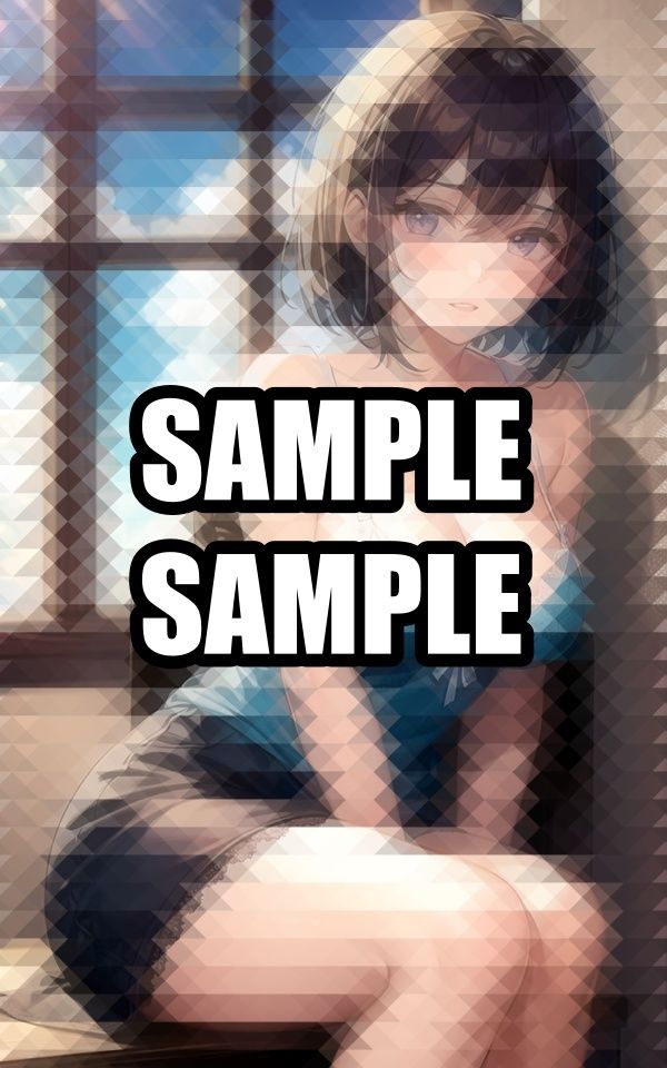 サンプル画像5:涼しげなキャミソール美女イラスト集(のろのろ) [d_496316]