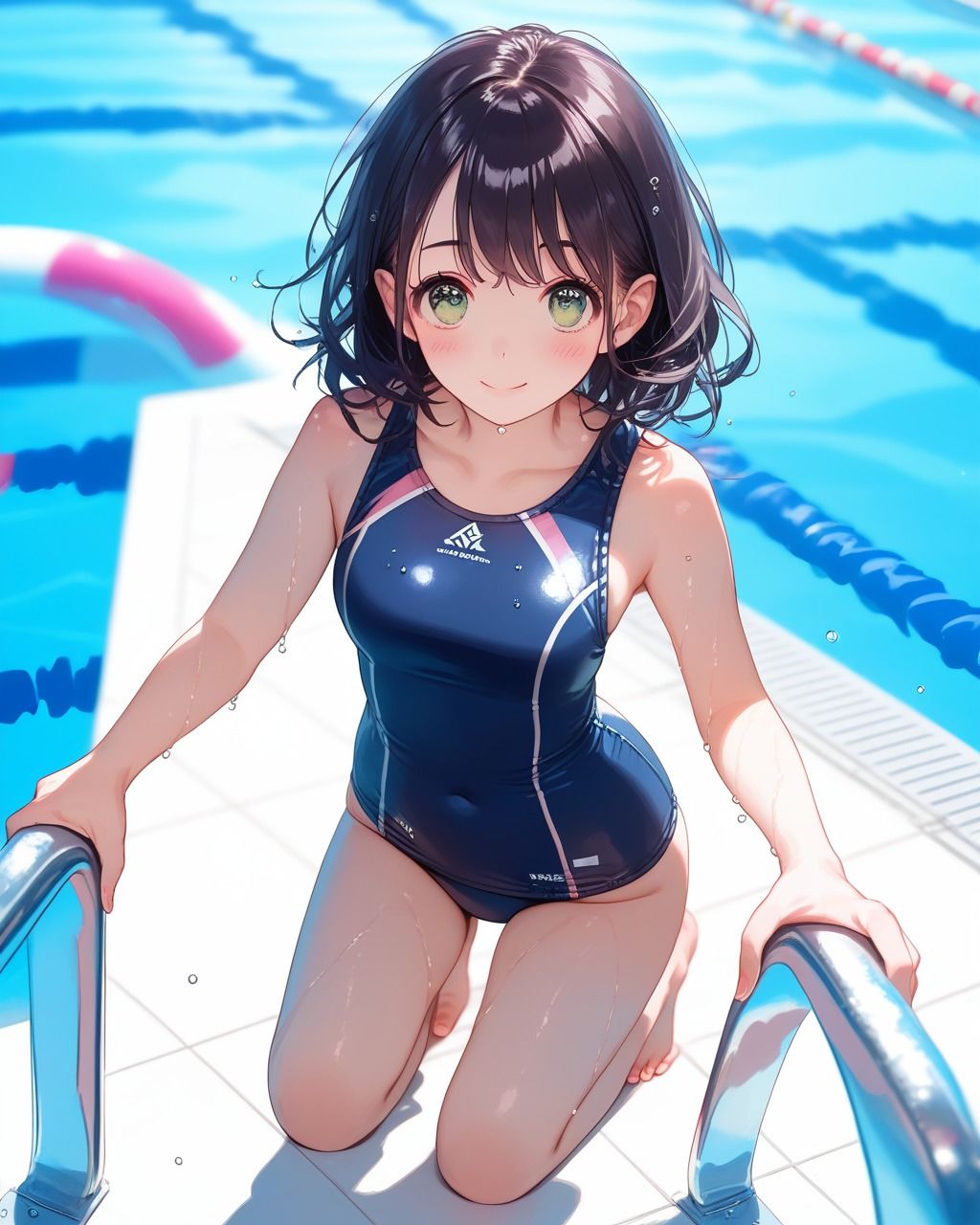 サンプル画像5:ちょっとエッチなスク水美少女(たこやき) [d_496322]