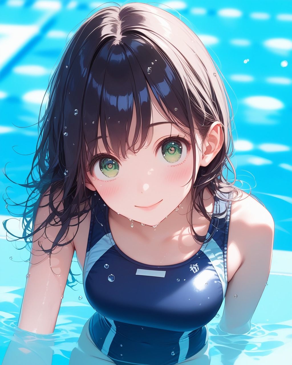 サンプル画像6:ちょっとエッチなスク水美少女(たこやき) [d_496322]