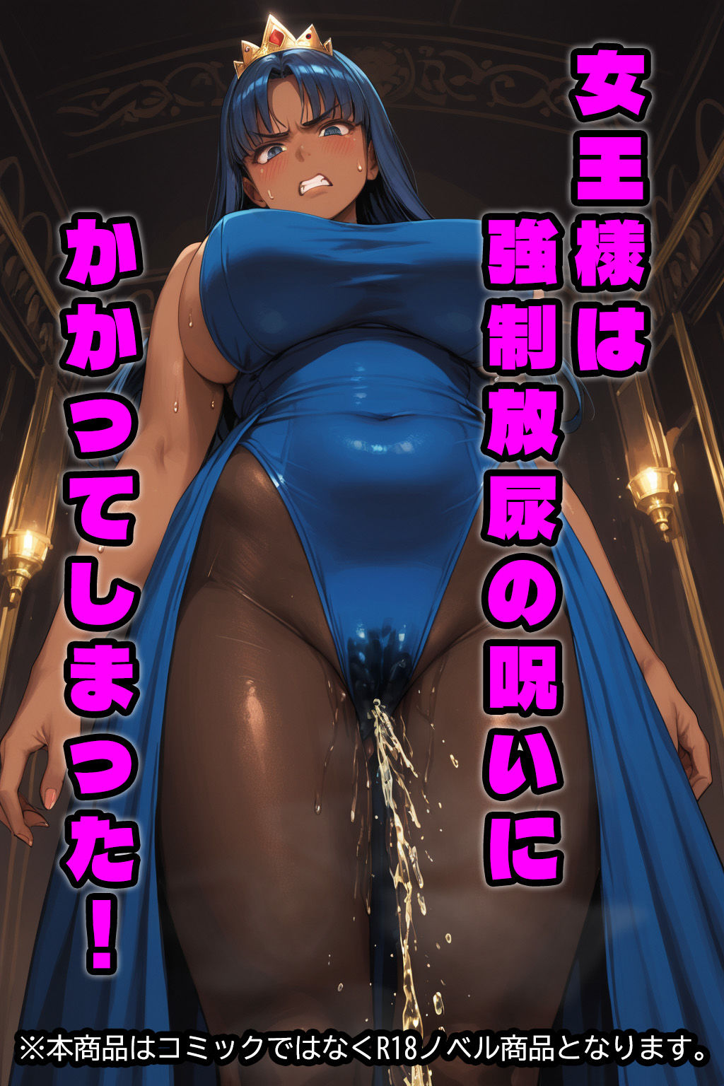 サンプル画像2:強●放尿女王 放尿の呪いは交尾で解けるはずだったのに……(オートネール) [d_496323]