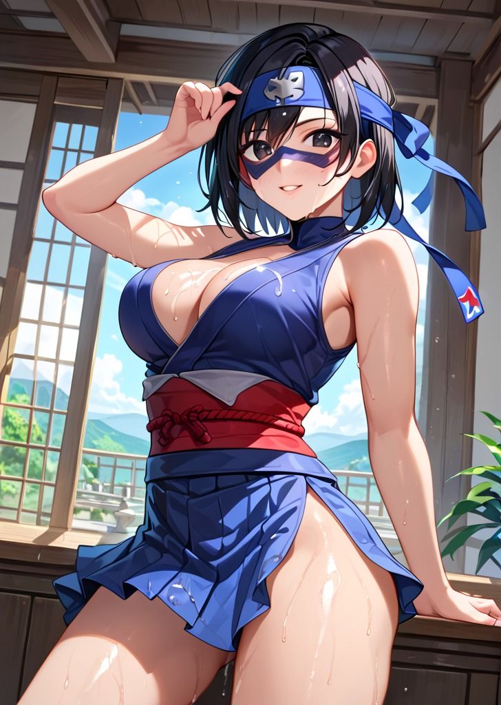 サンプル画像5:くノ一を捕まえてエロ調教シリーズ〜フェラ＆ぶっかけ編〜(雪どけ水) [d_496384]