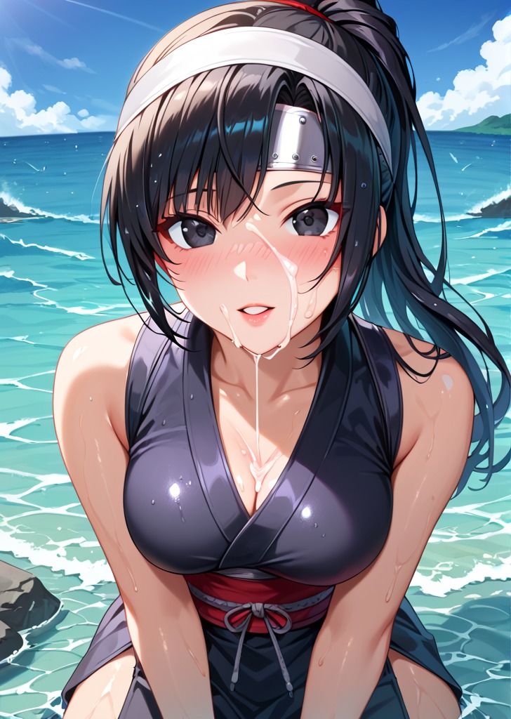 サンプル画像6:くノ一を捕まえてエロ調教シリーズ〜フェラ＆ぶっかけ編〜(雪どけ水) [d_496384]