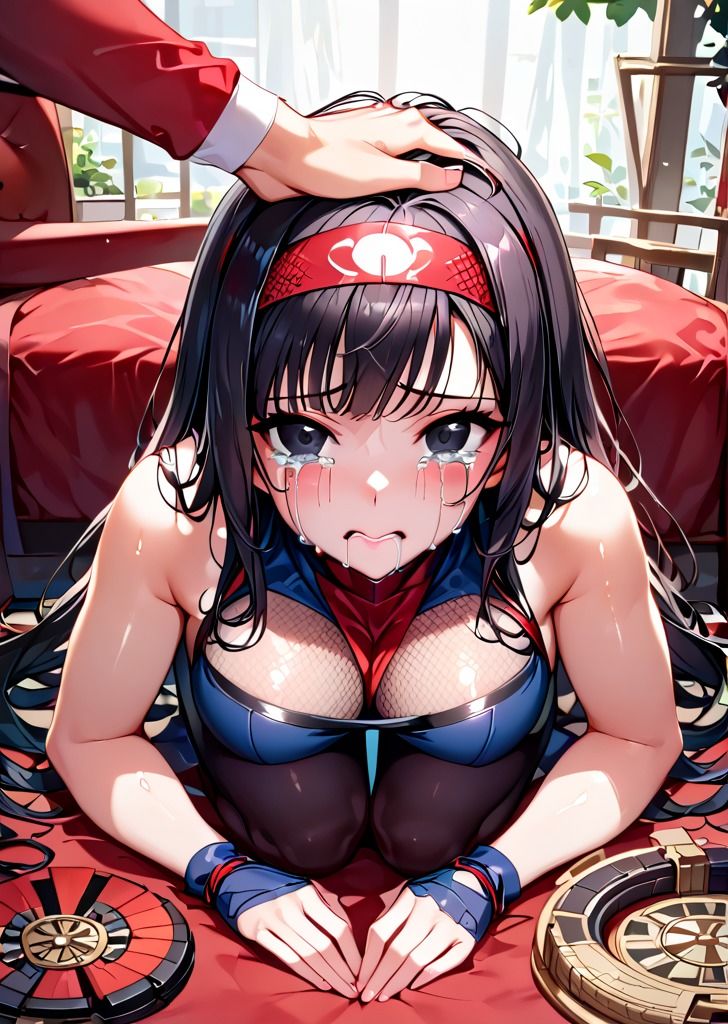 サンプル画像6:くノ一を捕まえてエロ調教シリーズ〜無様どげざ編〜(雪どけ水) [d_496385]