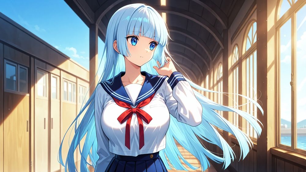 サンプル画像2:爆乳青白スク水部員が教師と放課後のプールで中出し交尾【4K】(ニート印刷所) [d_496409]