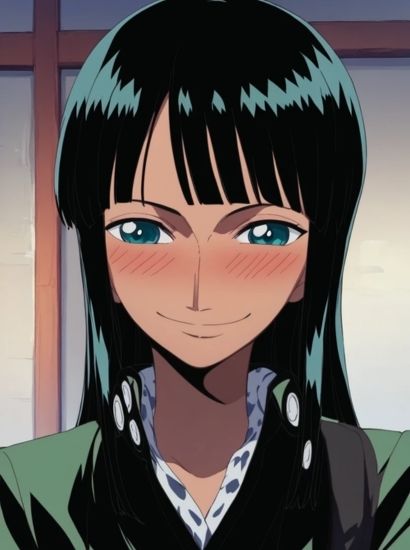 サンプル画像1:ワンピースのニコロビンから送られてきた自撮り写真2(自撮りサークル  イカスミ工房) [d_496415]