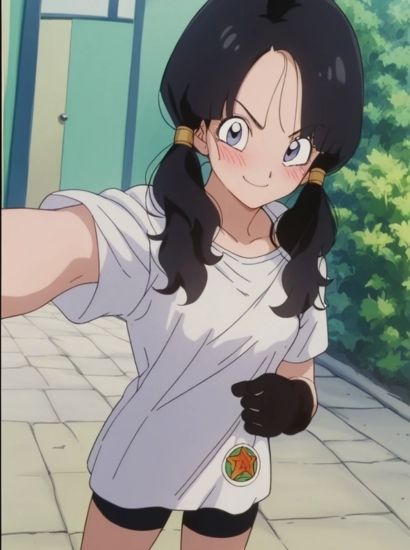 サンプル画像1:ドラゴンボールZのビーデルから送られてきた自撮り写真(自撮りサークル  イカスミ工房) [d_496416]