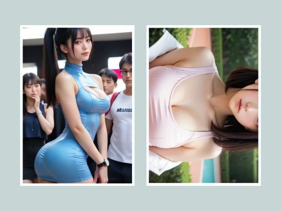 サンプル画像1:AIグラビア  リアル系彼女(牛さんブックマーク) [d_496491]