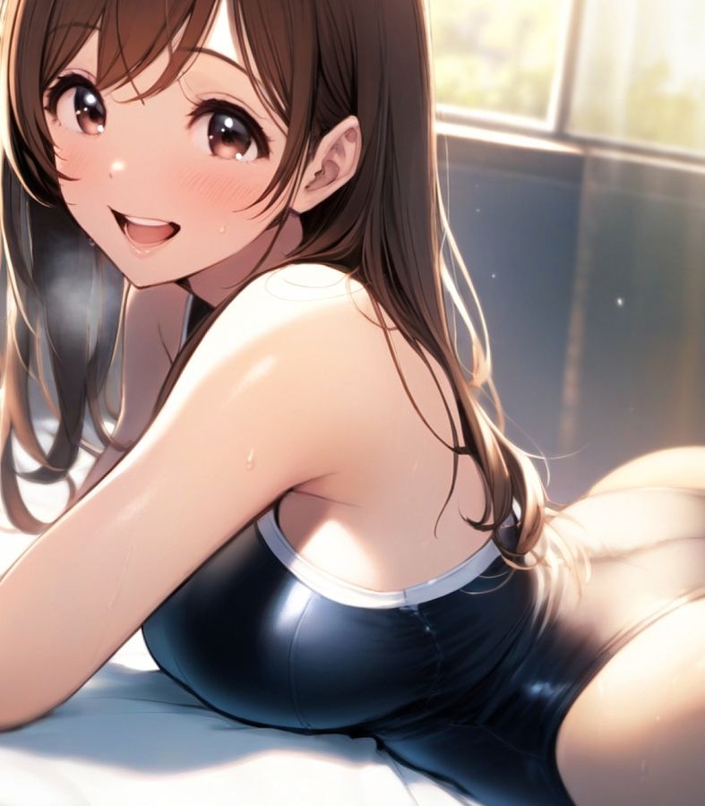 サンプル画像2:女子校生な幼馴染とハプニング！スクール水着美姫(ミックス ステーション) [d_496624]