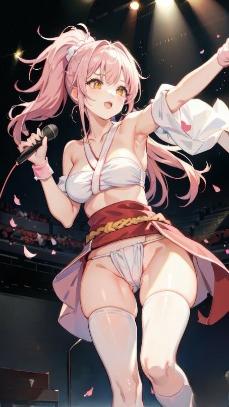 サンプル画像4:AI生成 セクシーアイドルライブ待ち受けコレクション Vol.4(美伝プロジェクト) [d_496718]