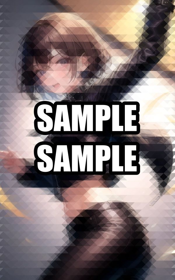 サンプル画像6:レザーを着こなすお姉さん(のろのろ) [d_496753]