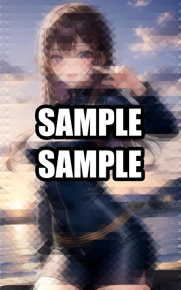 サンプル画像4:クールな衣装を着こなす美女イラスト集(ぽんぽこ) [d_496767]