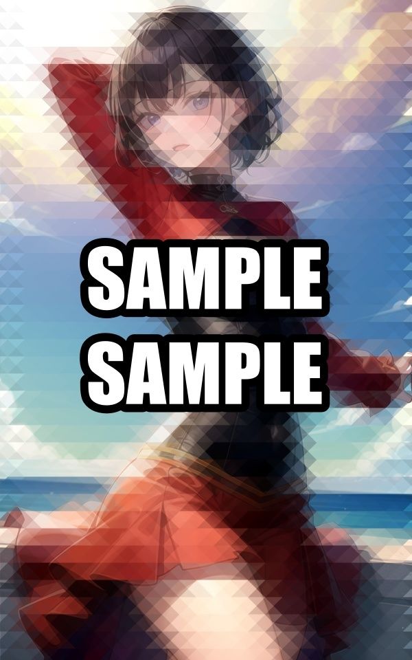 サンプル画像5:クールな衣装を着こなす美女イラスト集(ぽんぽこ) [d_496767]