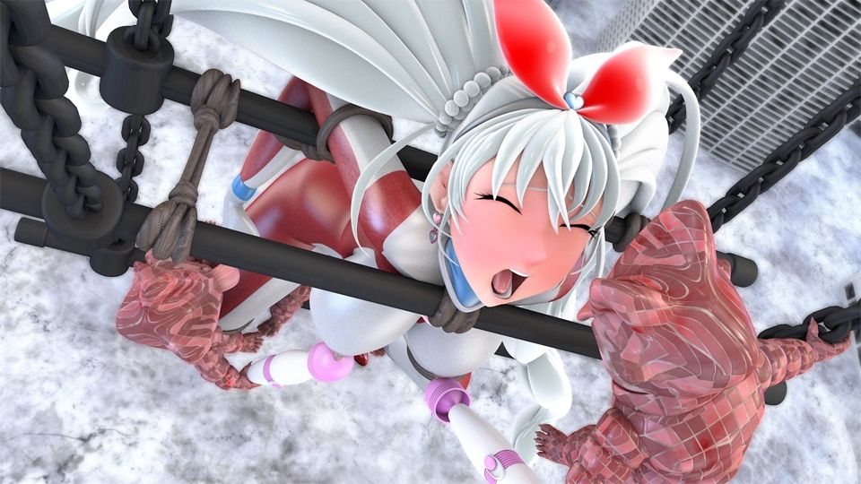 サンプル画像2:光の女神メロディナVSグレムリン星人(四次元少女ネオス) [d_496859]