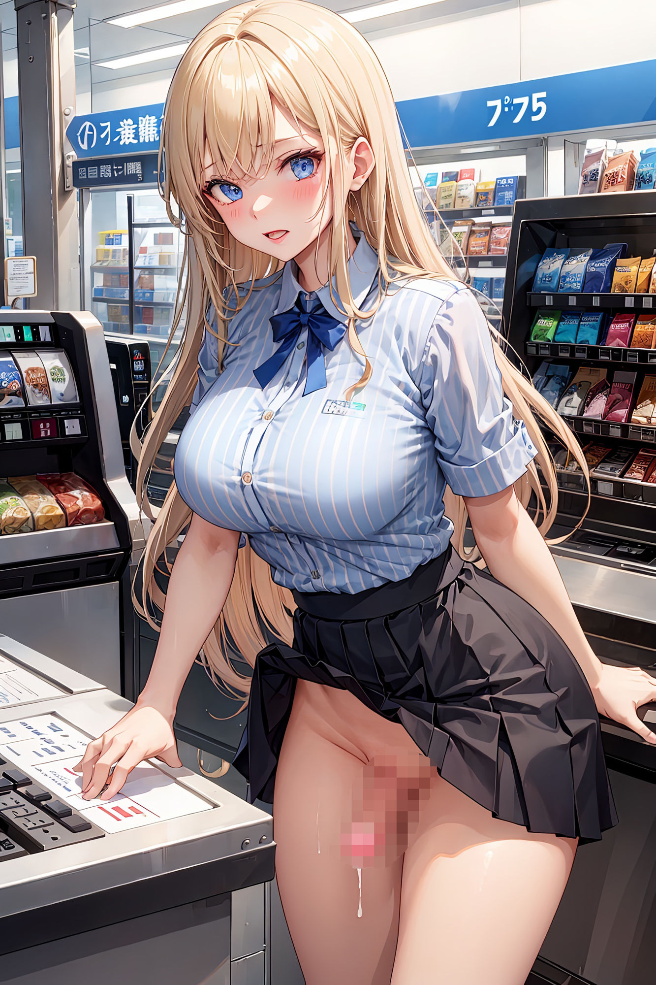 サンプル画像1:ふたなりコンビニバイト(味噌ごぼう) [d_496878]