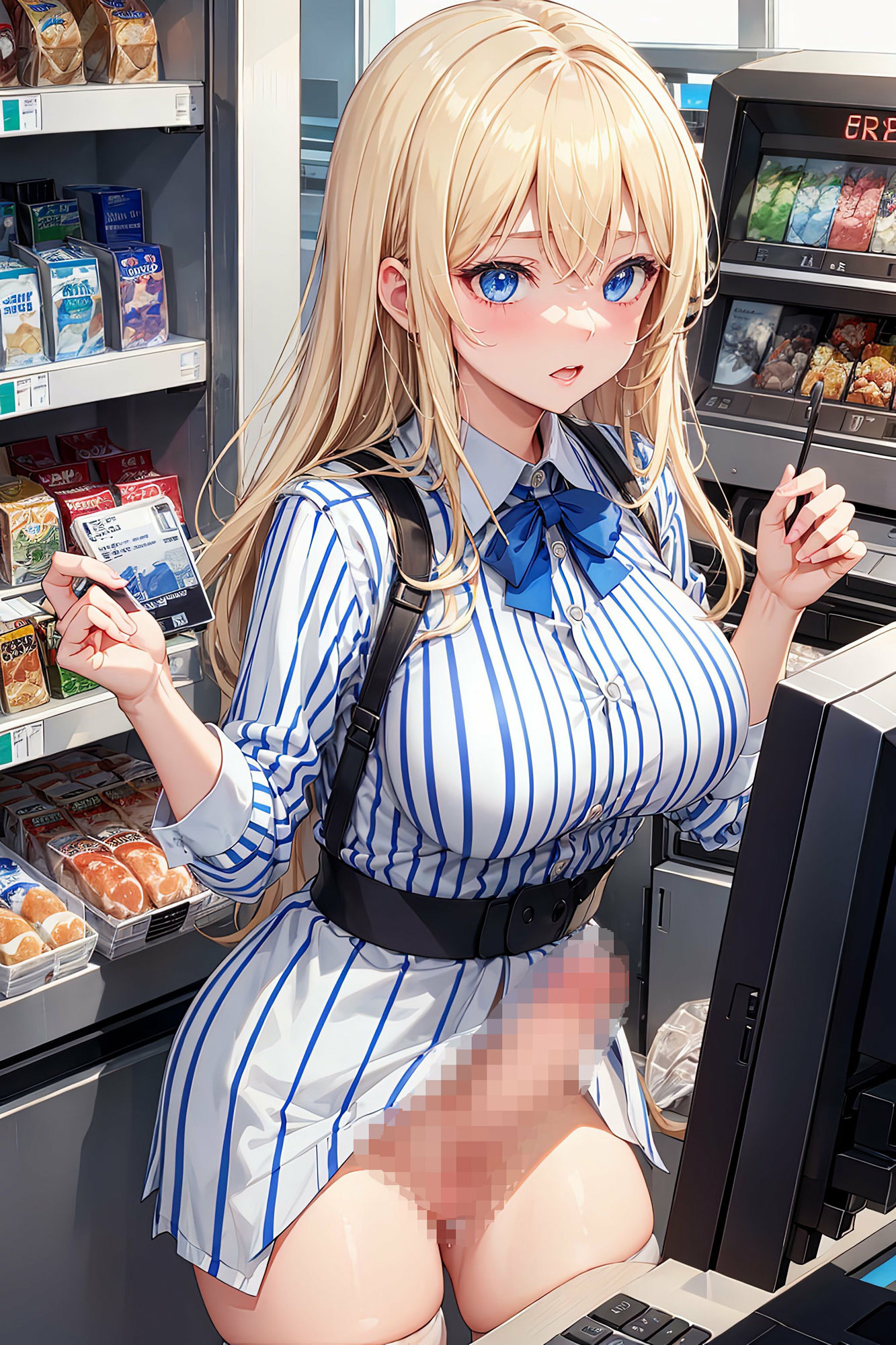 サンプル画像2:ふたなりコンビニバイト(味噌ごぼう) [d_496878]