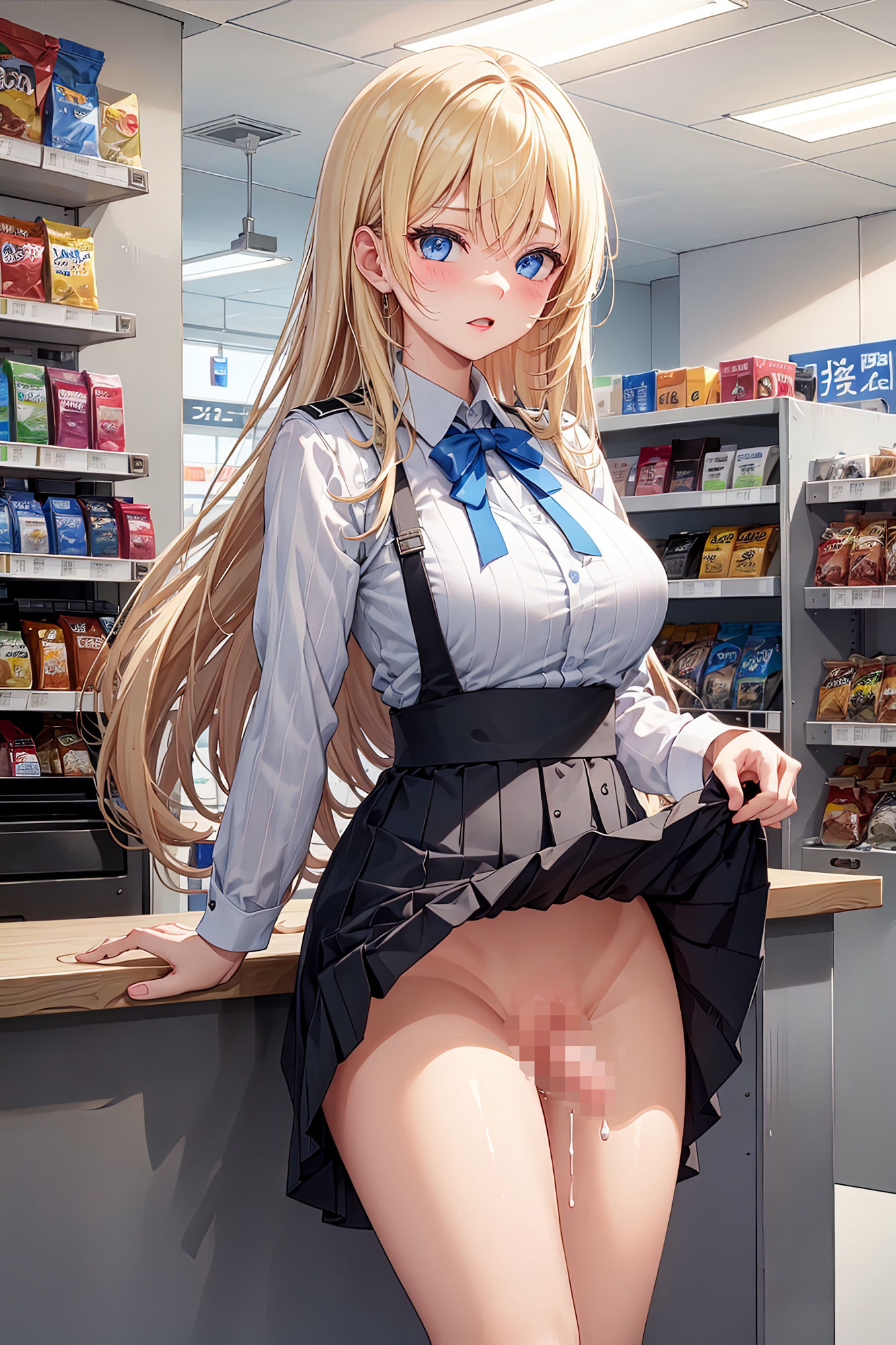 サンプル画像4:ふたなりコンビニバイト(味噌ごぼう) [d_496878]