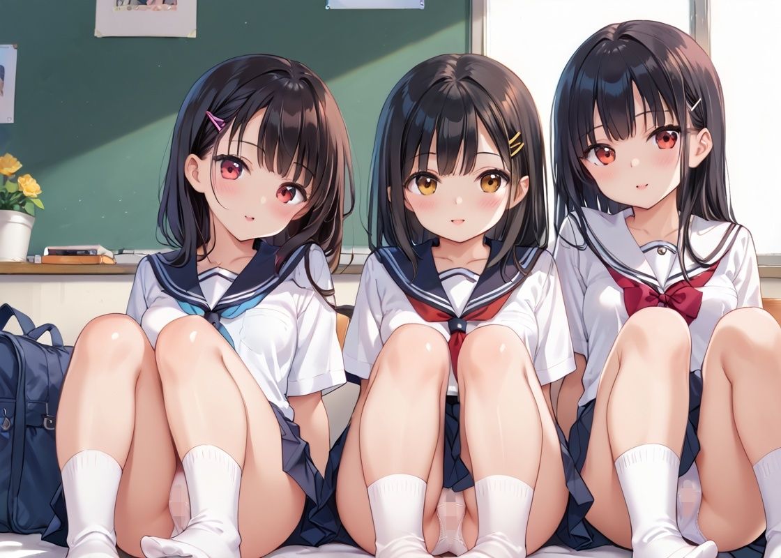 サンプル画像1:修学旅行で女子部屋にて先生とする夜の課外学習(けいちゃみ) [d_496928]