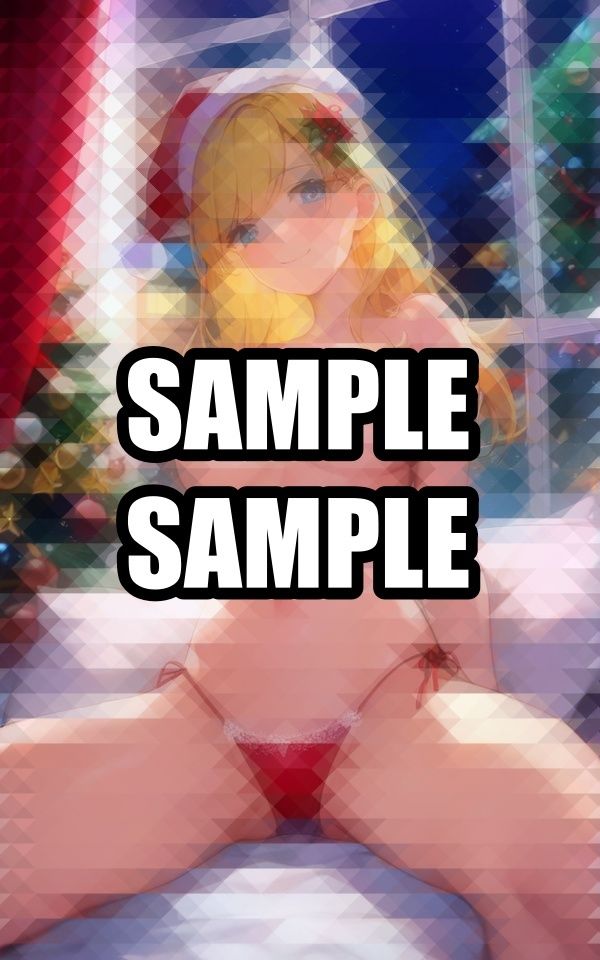 サンプル画像3:金髪美女のサンタコスプレイラスト集(ぽんぽこ) [d_496951]