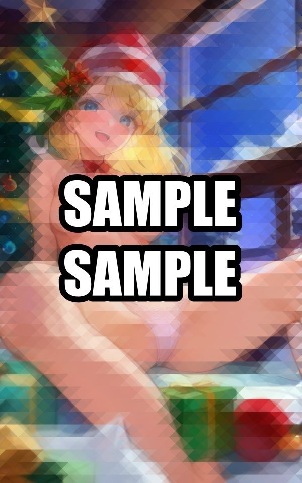 サンプル画像5:金髪美女のサンタコスプレイラスト集(ぽんぽこ) [d_496951]