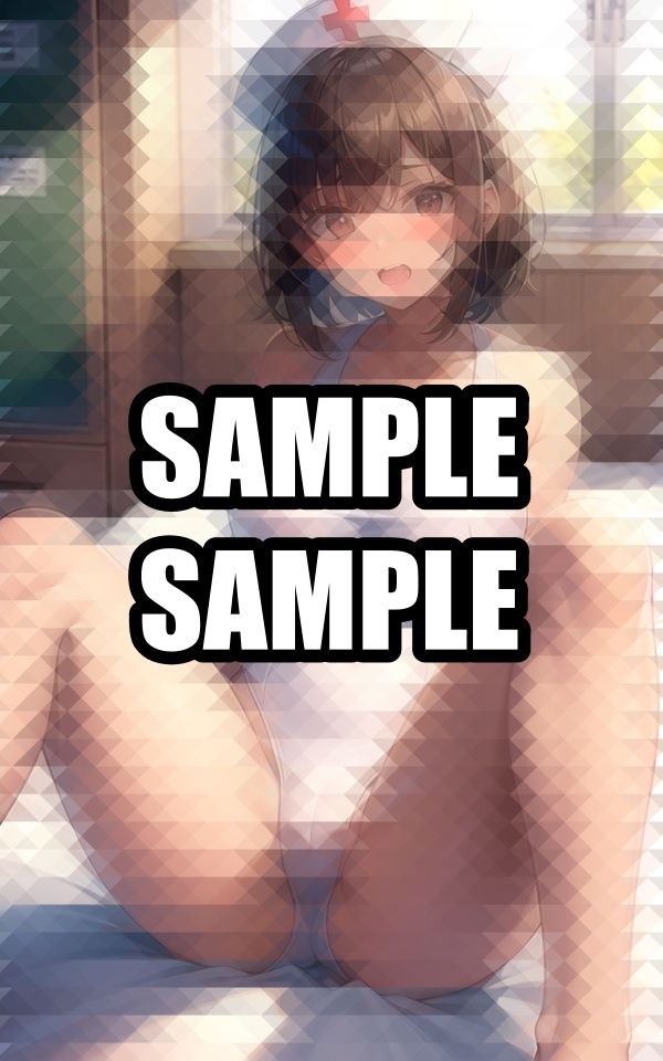 サンプル画像2:スク水ナースの日焼け美女イラスト集(ぽんぽこ) [d_496961]