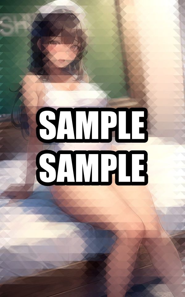 サンプル画像5:スク水ナースの日焼け美女イラスト集(ぽんぽこ) [d_496961]