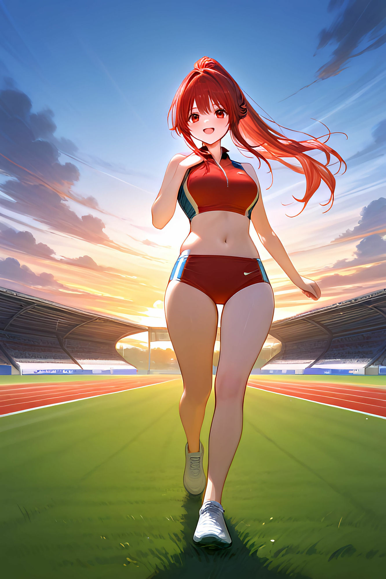 サンプル画像2:俺の告白を断った陸上部の美人部長を催●発情アプリで洗脳支配して中出ししまくる話(ねこねこアートギャラリー) [d_496962]