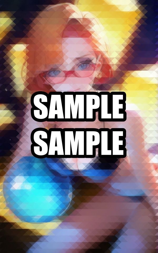 サンプル画像2:メガネをかけた黒ビキニ美女イラスト集(のろのろ) [d_496963]