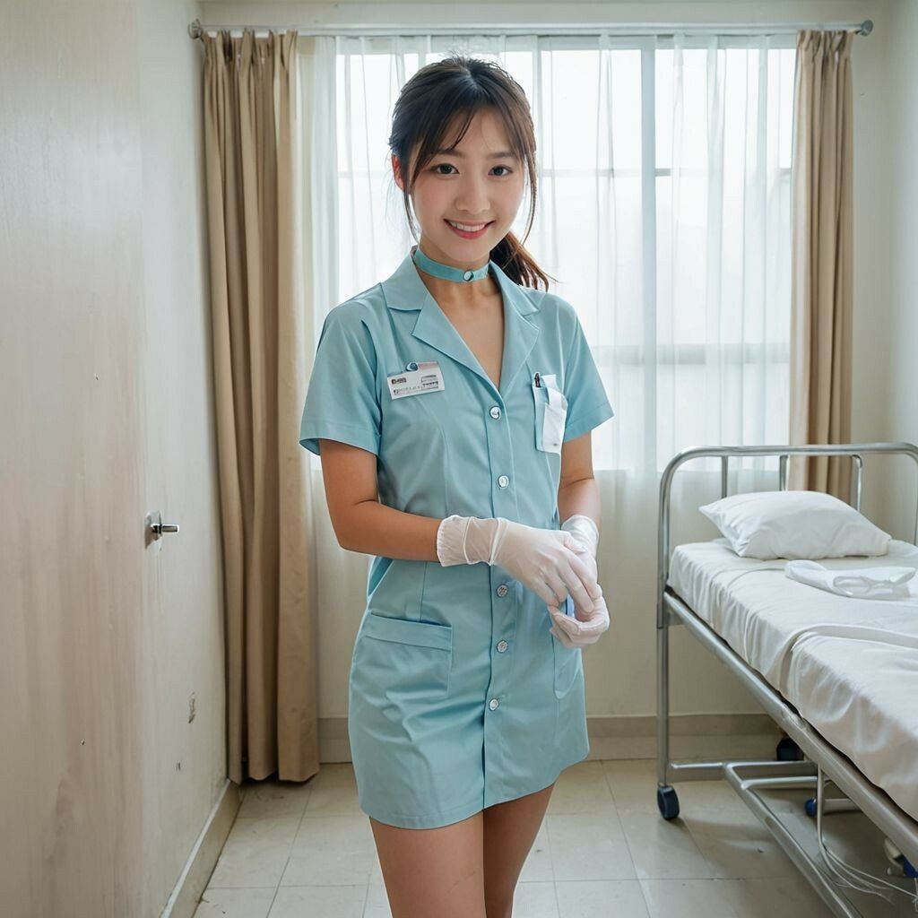 サンプル画像1:ナース・治験のお仕事(AI美エロ) [d_497042]