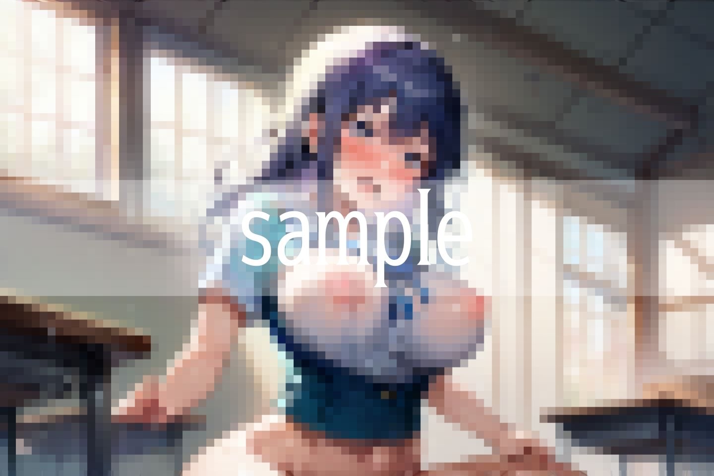 サンプル画像3:放課後の揺れる想いと…大きなおっぱい(ぬっきたいむ) [d_497114]