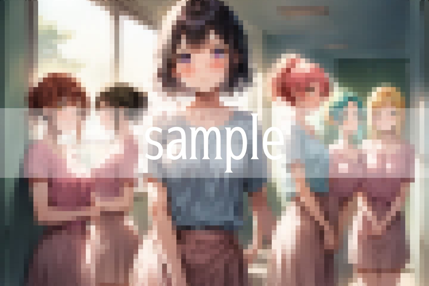 サンプル画像1:思い出ヌード…みんな一緒なら脱いでもいいよね…！！(ぴんぴんの時間) [d_497123]