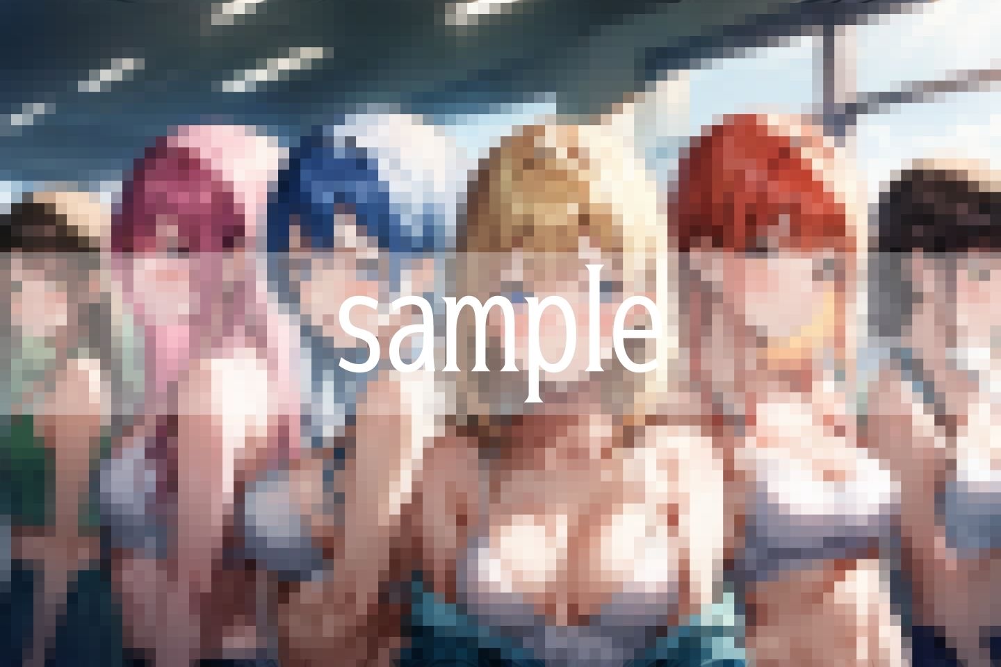 サンプル画像3:思い出ヌード…みんな一緒なら脱いでもいいよね…！！(ぴんぴんの時間) [d_497123]