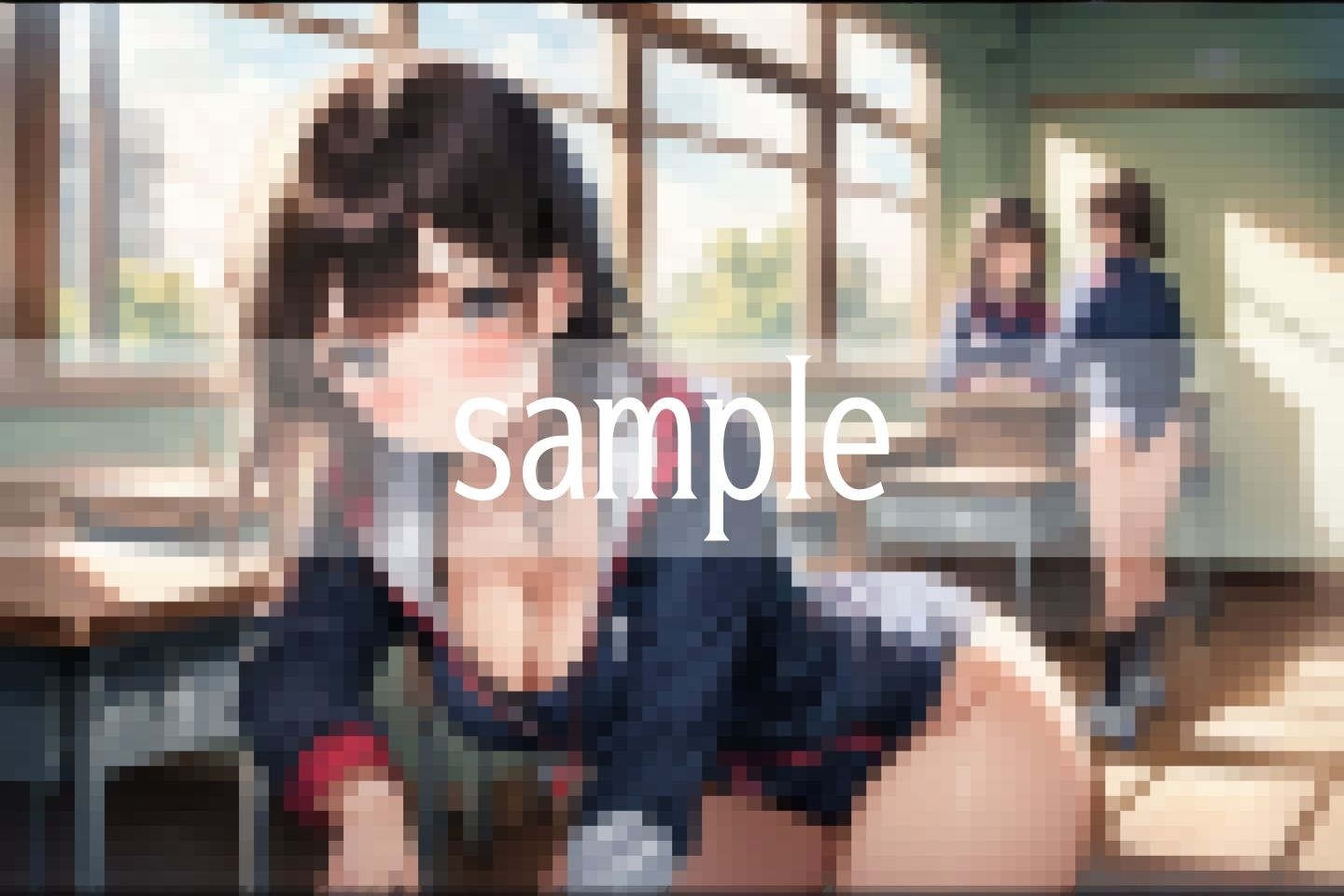 サンプル画像3:性春の部活…ちょっと格好がえっちくないですか…(ぴんぴんの時間) [d_497143]