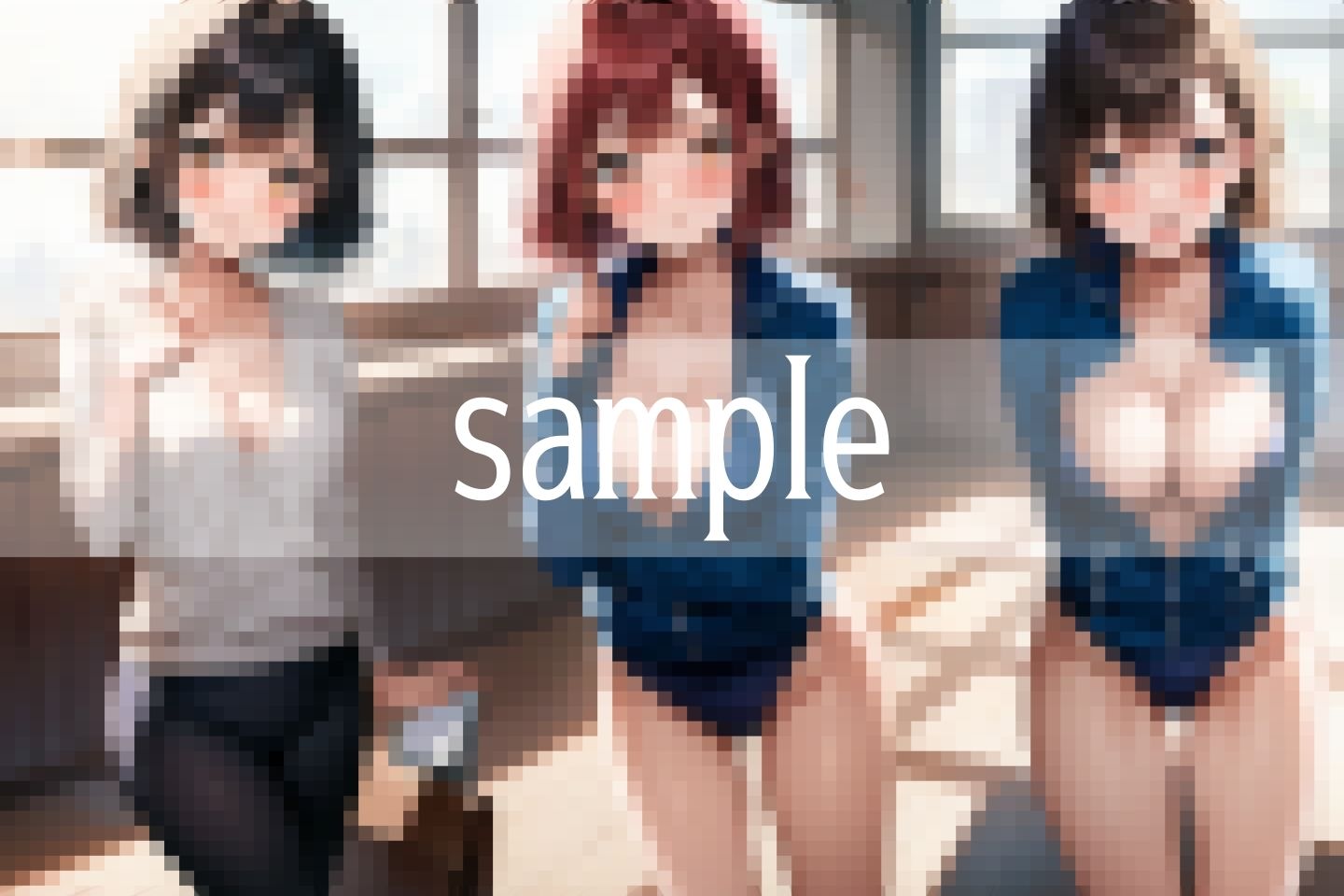 サンプル画像4:性春の部活…ちょっと格好がえっちくないですか…(ぴんぴんの時間) [d_497143]