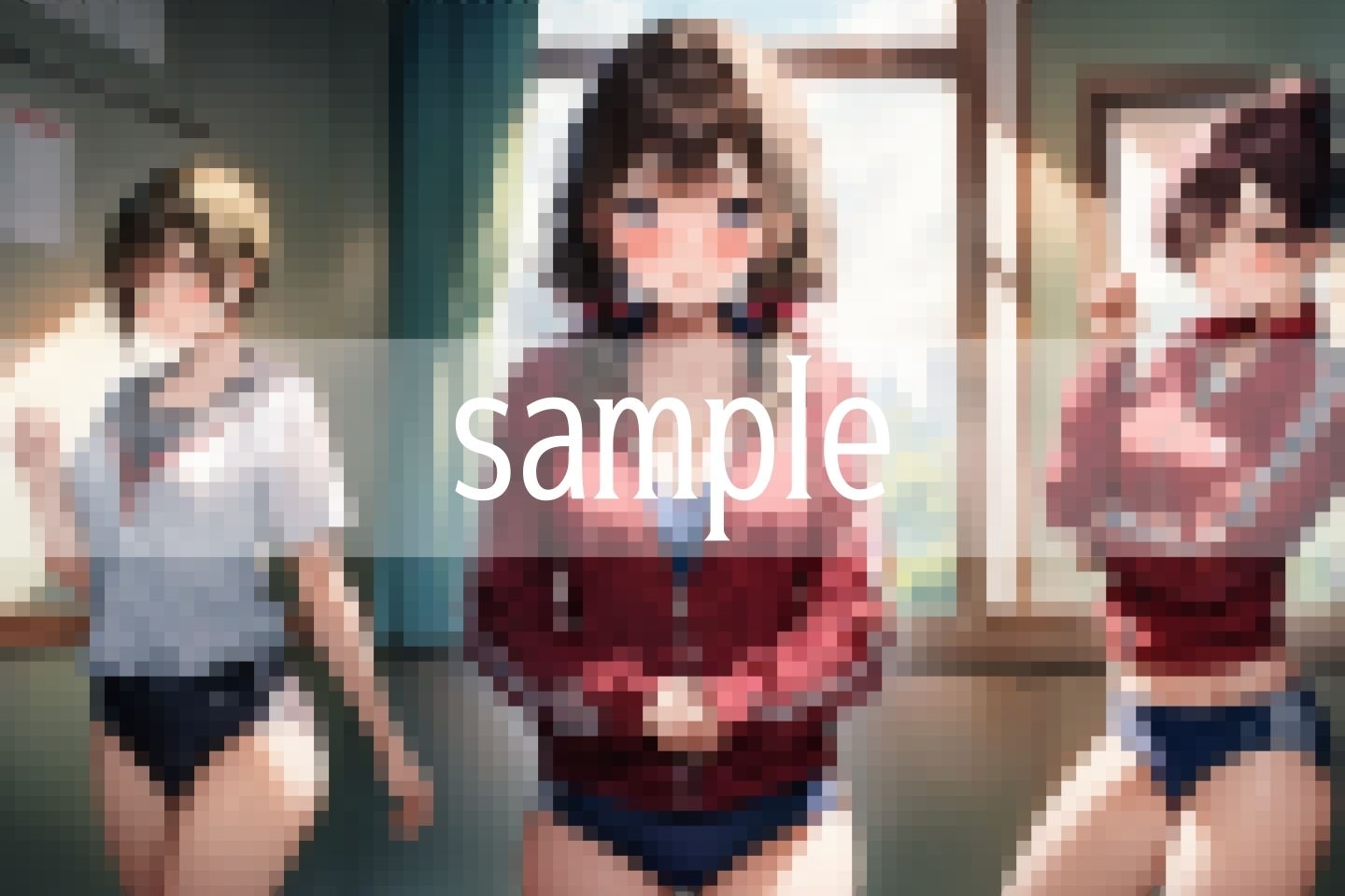 サンプル画像5:性春の部活…ちょっと格好がえっちくないですか…(ぴんぴんの時間) [d_497143]