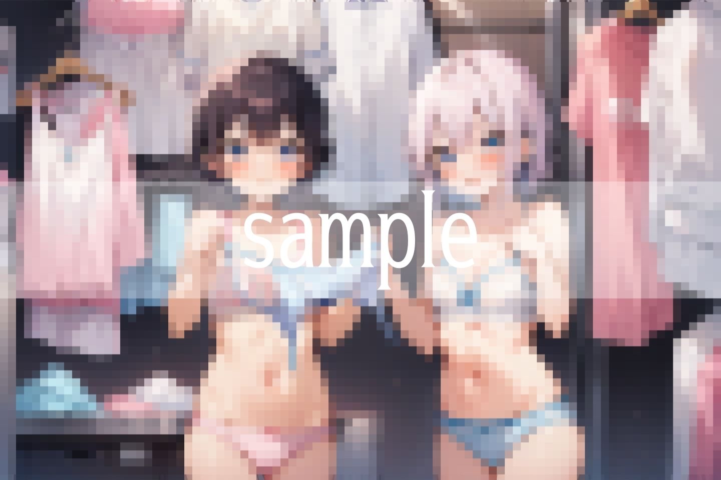 サンプル画像5:義妹の下着..パステルカラーの可愛いコレクション(ぴんぴんの時間) [d_497145]