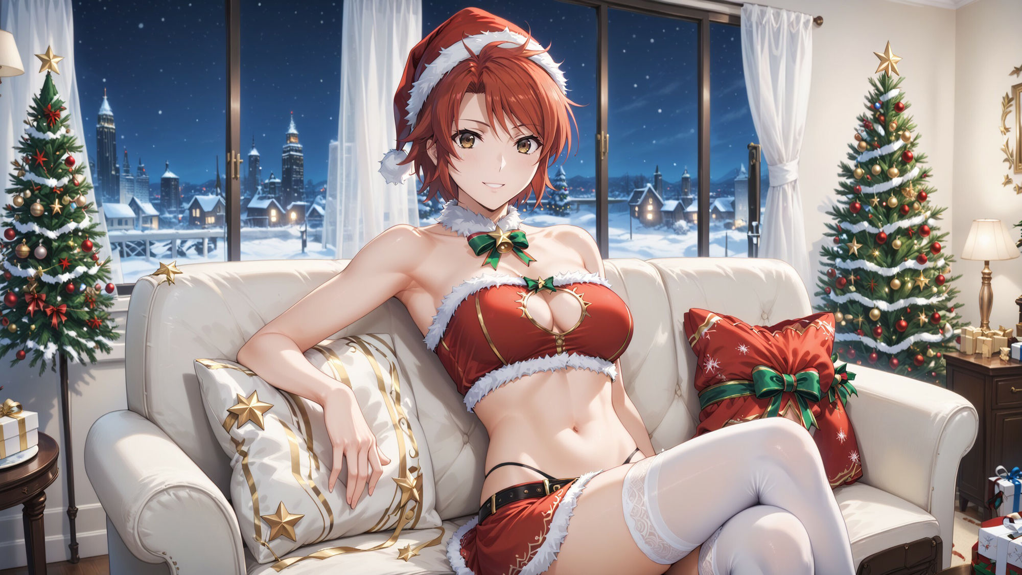 サンプル画像2:魔法科〇校のクリスマス WQHD(Silvia_AI) [d_497160]