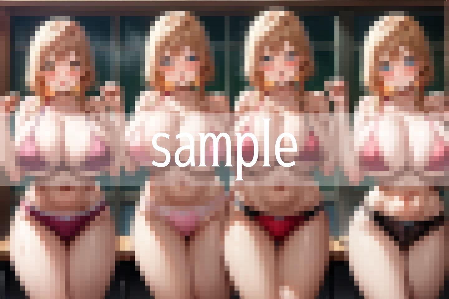 サンプル画像3:ちょっと布が小さめの爆乳参観日(妄想サークルlabo) [d_497182]