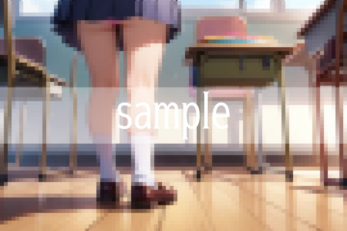 サンプル画像2:パンチラ学園…性春のカラフルデイズ(ぱんぱん-LABO) [d_497194]