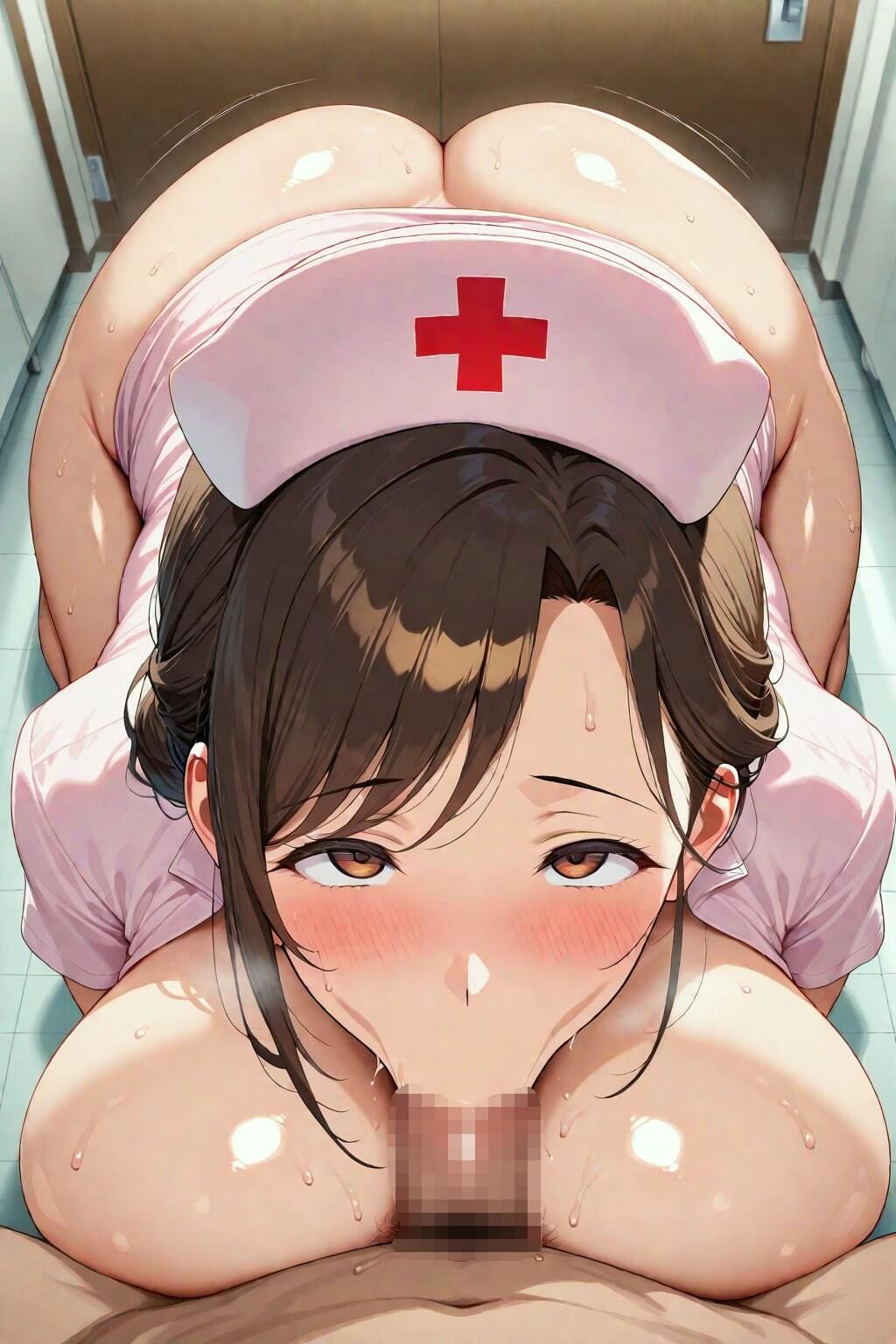 サンプル画像3:婦長ナースと秘密のセックス(AI激安王) [d_497212]